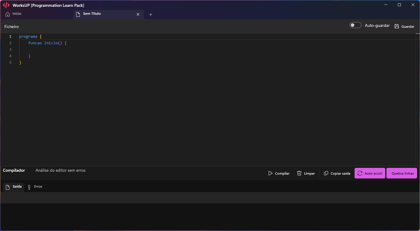 Tela PseudoCode Editor
